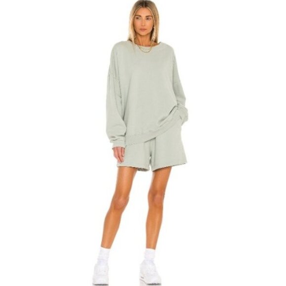 NWT REVOLVE SixThreeSeven The Sweat Short in Sage, Size XS - Picture 5 of 5